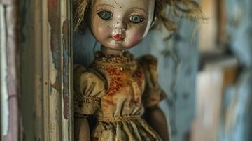 Girl playing with doll Woman Collects 