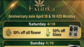 Blind Andy at Exotica dispensary