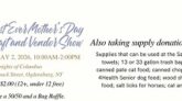 First Ever Annual Mother’s Day Craft and Vendor Show May 2 @ 10:00 am - 2:00 pm