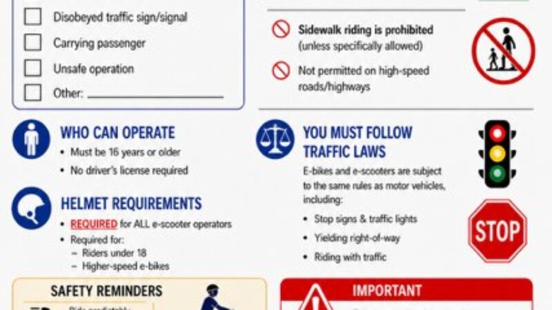 E-Bike & E-Scooter Information