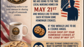 Veterans Cookie Drive Massen
