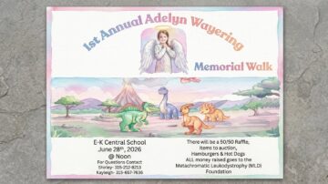 Join Blind Andy @ 1st Annual Adelyn Wayering Memorial Walk