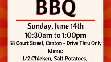 Chicken BBQ Canton Sunday June 14th