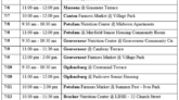 Office for the Aging Farmer Market Coupons - July Distribution Schedule