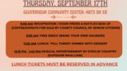 2026 St. Lawrence County Senior Fall Festival Thursday, September 17th